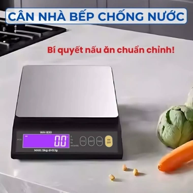 Cân Tiểu Ly Điện Tử Chống Nước 5kg/0.1g – 10kg/1g, Mini Nhà Bếp Dùng Sạc, Chính Xác Đo Gia Vị, Giảm Giá 17%