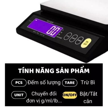 Cân Tiểu Ly Điện Tử Chống Nước 5kg/0.1g – 10kg/1g, Mini Nhà Bếp Dùng Sạc, Chính Xác Đo Gia Vị, Giảm Giá 17%