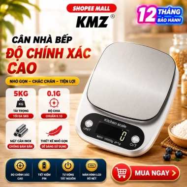 Cân tiểu ly điện tử KMZ C105 5kg 0.1g – Chính xác 0.1g, BH 1 năm, chỉ 51.000₫ 2 Cân tiểu ly điện tử KMZ C105 5kg 0.1g – Chính xác 0.1g, BH 1 năm, chỉ 51.000₫ 2