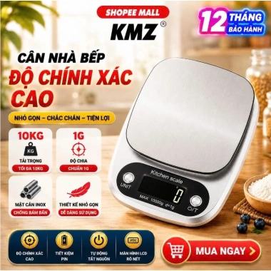 Cân tiểu ly điện tử KMZ C105 5kg 0.1g – Chính xác 0.1g, BH 1 năm, chỉ 51.000₫