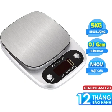Cân tiểu ly điện tử KMZ C105 5kg 0.1g - Giá chỉ 105.473₫, giảm sâu, độ chính xác cao cho nhà bếp