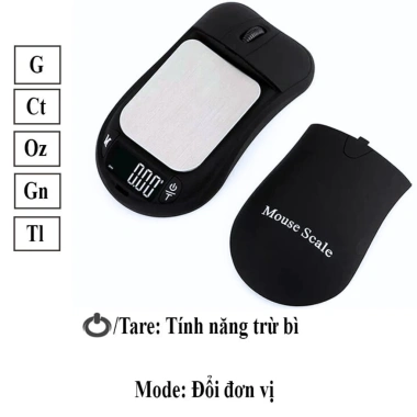 Cân Tiểu Ly Điện Tử Mini 0.01g Hình Chuột - Chính Xác, Bảo Hành 1 Năm, Giá 179.000đ 7