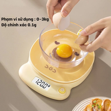 Cân Tiểu Ly Điện Tử Mini 3kg Độ Chính Xác 0.1g Hình Thú Cưng - Giá 149k
