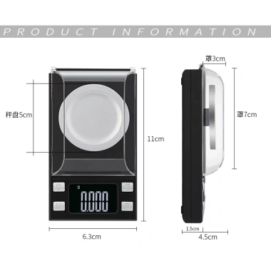 Cân tiểu ly điện tử mini KHALIK CX-118 0.001g - Trang sức, giá 246k