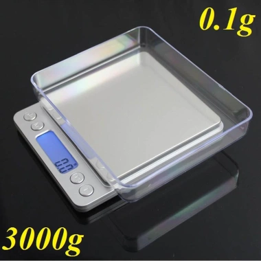 Cân Tiểu Ly Điện Tử Platform 3kg và 2 Khay Nhựa, Mini Inox I-2.000, Giá 75.000đ - Siêu Tiện Lợi 5