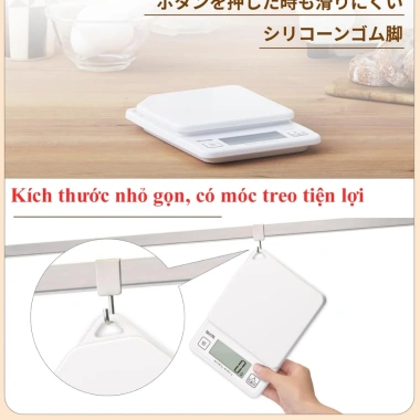 Cân tiểu ly điện tử Tanita KD187 Nhật Bản - Đo mỡ, tính năng hiện đại, giá ưu đãi 415.000₫
