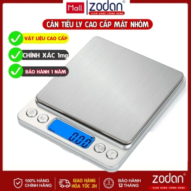 Cân tiểu ly điện tử ZODAN C105 5.0Kg - Chính xác từng gam, có video, BH 1 năm, chỉ 51.000₫ 3