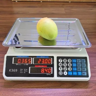 Cân Tính Tiền Điện Tử 30kg K369 - Phiên bản quốc tế tiếng Việt, BH 12 tháng, Giá chỉ 450.000