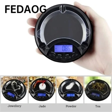 Cân trang sức FEDAOG LCD 500g 0,01g Mini cầm tay, độ chính xác cao cho vàng, 141.790₫
