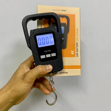 Cân treo điện tử mini 50kg cầm tay bỏ túi - Siêu bền, đa năng cho hành lý, câu cá, chợ - Tặng pin, giá 237.500₫