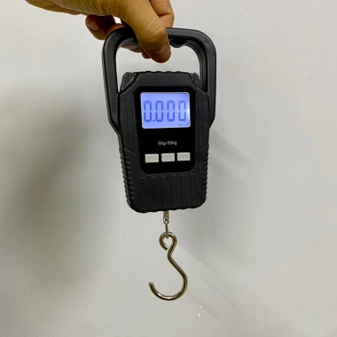 Cân treo điện tử mini 50kg cầm tay bỏ túi - Siêu bền, đa năng cho hành lý, câu cá, chợ - Tặng pin, giá 237.500₫