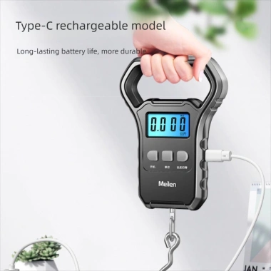 Cân treo điện tử ZYJC 50kg - Màn hình kỹ thuật số, đèn nền, sạc USB, mini nhựa cầm tay, phù hợp cho hành lý và câu cá 6 Cân treo điện tử ZYJC 50kg - Màn hình kỹ thuật số, đèn nền, sạc USB, mini nhựa cầm tay, phù hợp cho hành lý và câu cá 6