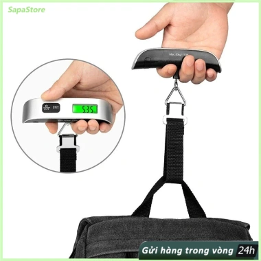 Cân Treo Hành Lý Mini 50Kg LCD Rõ Nét - Đo Đúng Nặng, Dễ Dùng, Giá Chỉ 68.100đ