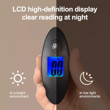 Cân Vali Mini QUINTON LCD Đo Kg/Ib - Độ Chính Xác Cao, Di Động, Bền Cho Du Lịch