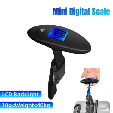Cân Vali Mini QUINTON LCD Đo Kg/Ib - Độ Chính Xác Cao, Di Động, Bền Cho Du Lịch