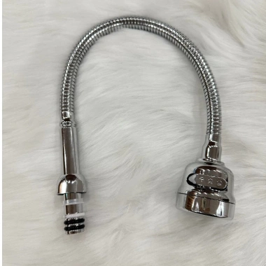 Cần vòi rửa bát mềm nóng lạnh khủy đồng, ốc vặn lục giác - Giá 79.000 VND 3