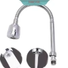 Cần vòi rửa bát quả tròn, vòi chén lò xo cong bẻ, đầu chỉnh 2 chế độ, giá 40.000 VND