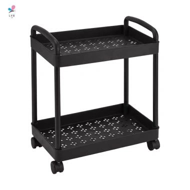 Cán Xe Đựng Đồ Nhựa Di Động Có Bánh Xe - Tiện Lợi Cho Bếp, Tắm, Ngủ & Đồ Ăn Nhẹ