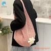 CANAMEK Túi Nữ Hàn Quốc Tote Đeo Vai Lười Dệt Kim Hoa Rỗng Siêu Thời Trang 121k 6