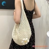 CANAMEK Túi Nữ Hàn Quốc Tote Đeo Vai Lười Dệt Kim Hoa Rỗng Siêu Thời Trang 121k 8