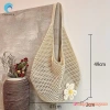 CANAMEK Túi Nữ Hàn Quốc Tote Đeo Vai Lười Dệt Kim Hoa Rỗng Siêu Thời Trang 121k 10