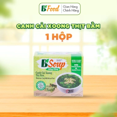 Canh Ăn Liền Cải Xoong Thịt Bằm 5 Viên - Tiện lợi cho Văn Phòng, Giá 50.000đ B' Food 2