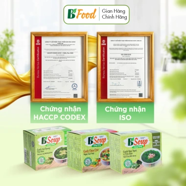 Canh Ăn Liền Cải Xoong Thịt Bằm 5 Viên - Tiện lợi cho Văn Phòng, Giá 50.000đ B' Food 7