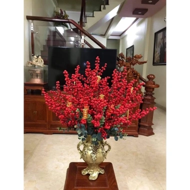 Cành đào Đông 12 nhánh trang trí Tết - Đẹp, sang, giá chỉ 30.000 VNĐ