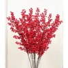 Cành đào đông đỏ 12 nhánh, vàng - Cắm bình Tết, cành dẻ quạt, tú cầu nhũ, 15.000₫