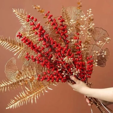 Cành Đồ Gỗ Đồng Rẻ - Quạt, Táo, Tim, Xu Nhũ, Cọ, Đào Đông Trang Trí Tết, Tháp Bánh, Oản Lễ chỉ 11.900 VND