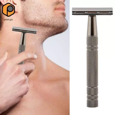 Cạnh đôi tẩy lông mặt, tay cầm dài cạo râu 5 lần - Dùng tại nhà, phù hợp cho cửa hàng cắt tóc nam 6