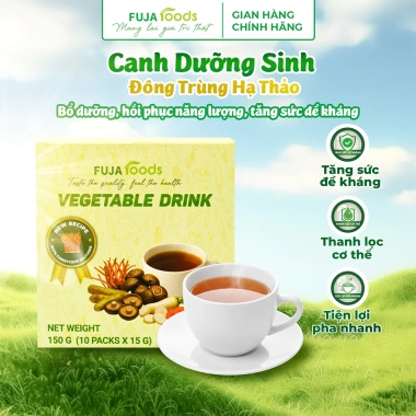 Canh Dưỡng Sinh Đông Trùng Hạ Thảo FUJAFOODS Cao Cấp Giấc Ngủ Sâu Sức Khỏe Tăng Cường Giảm 21%