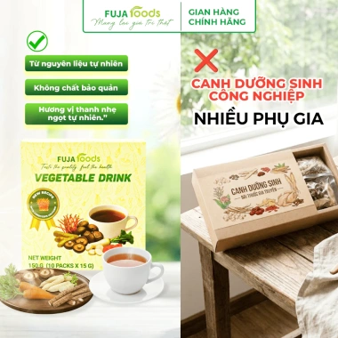 Canh Dưỡng Sinh Đông Trùng Hạ Thảo FUJAFOODS Cao Cấp Giấc Ngủ Sâu Sức Khỏe Tăng Cường Giảm 21%