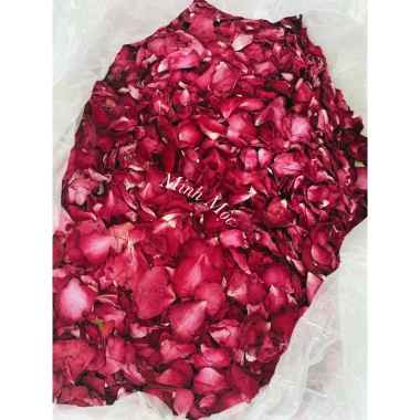 Cánh hoa hồng khô sấy lạnh đỏ tươi - Giá chỉ 36.000đ, giảm từ 43.200đ, hoa tươi tự nhiên, trang trí, làm quà 4