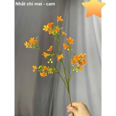 Cành Hoa Lụa Nhất Chi Mai - Cành Hoa Giả Cao Cấp, Đẹp Mắt, Trang Trí Tết, Nhà Cửa, Văn Phòng, Giá ưu đãi 16.555₫