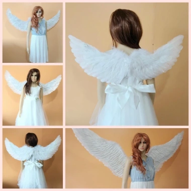 Cánh Thiên Thần Cosplay Halloween Đa Màu Trắng Đen Đỏ Hồng – Giá 53.000₫ (Giảm từ 64.660₫) 4