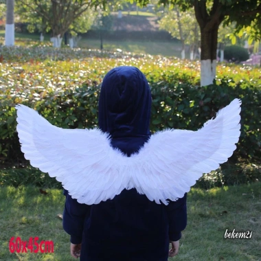 Cánh thiên thần cosplay trắng cho bé - Đôi cánh M48, thích hợp biểu diễn, hóa trang, chụp ảnh - Giá ưu đãi 56.000đ 9