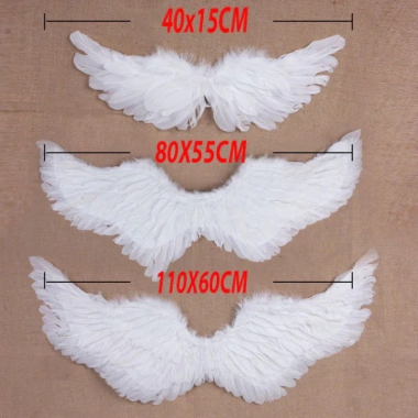 Cánh Thiên Thần Trắng Đen Đỏ Cosplay Halloween Hóa Trang Lễ Hội Giá 80.000 VNĐ 2