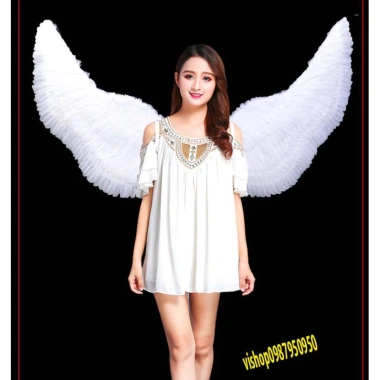 Cánh Thiên Thần Trắng Đen Đỏ Cosplay Halloween Hóa Trang Lễ Hội Giá 80.000 VNĐ 6