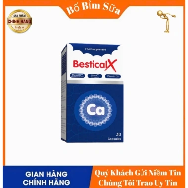 Canxi Bestical X Chính Hãng - Canxi Sinh Học Hỗ Trợ Tăng Cao Trẻ Trước và Trong Dậy Thì, Giá 269.000 VND