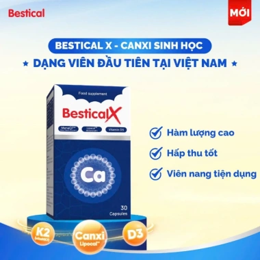 Canxi Bestical X Chính Hãng - Canxi Sinh Học Hỗ Trợ Tăng Cao Trẻ Trước và Trong Dậy Thì, Giá 269.000 VND 7 Canxi Bestical X Chính Hãng - Canxi Sinh Học Hỗ Trợ Tăng Cao Trẻ Trước và Trong Dậy Thì, Giá 269.000 VND 7