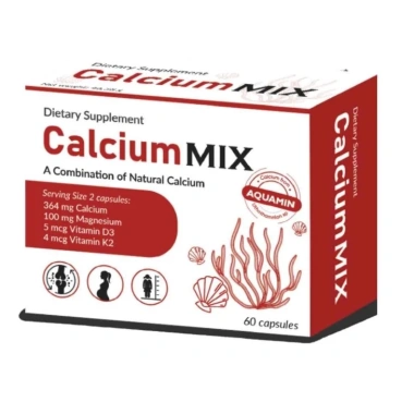 Canxi Tảo Biển Đỏ Bà Bầu Calcium Mix 60 Viên - Dễ Hấp Thu, Hạn Chế Táo Bón, Giá 385k