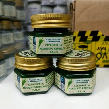 Cao Bôi Muỗi Đốt Dầu Cù Là Sả Green Herb Balm 20g An Toàn Cho Bé - Maycosmetic 49k 4