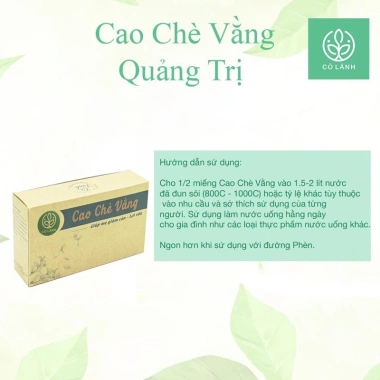 Cao Chè Vằng Cỏ Lành 500g - Lợi Sữa, Thanh Nhiệt, Giải Độc, Ngăn Mụn Nhọt - 150.000đ