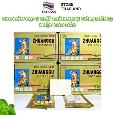 Cao dán con hổ 5 chữ Thái Lan và 7 chữ Fata - Nóng cao, bám dính tốt, 130.000 2 Cao dán con hổ 5 chữ Thái Lan và 7 chữ Fata - Nóng cao, bám dính tốt, 130.000 2