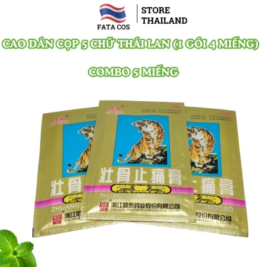 Cao dán con hổ 5 chữ Thái Lan và 7 chữ Fata - Nóng cao, bám dính tốt, 130.000