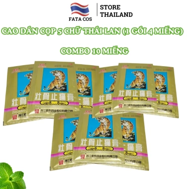 Cao dán con hổ 5 chữ Thái Lan và 7 chữ Fata - Nóng cao, bám dính tốt, 130.000