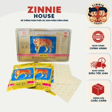 Cao dán cọp 7 chữ Thái Lan - Hộp 100 gói (4 miếng) Giá ưu đãi 462.700₫