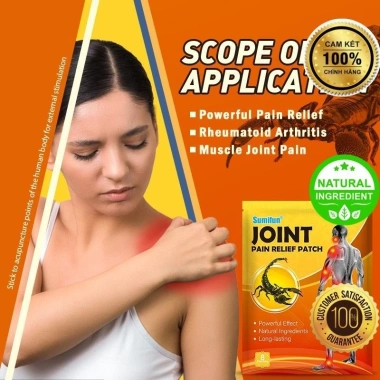 Cao Dán Đau Lưng, Đau Khớp, Cổ Vai Gáy 8 Miếng - Tự Nhiên 100% Không Hại Nội Tạng, Giá Cực Rẻ 83.740đ 3