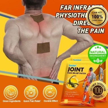 Cao Dán Đau Lưng, Đau Khớp, Cổ Vai Gáy 8 Miếng - Tự Nhiên 100% Không Hại Nội Tạng, Giá Cực Rẻ 83.740đ 5